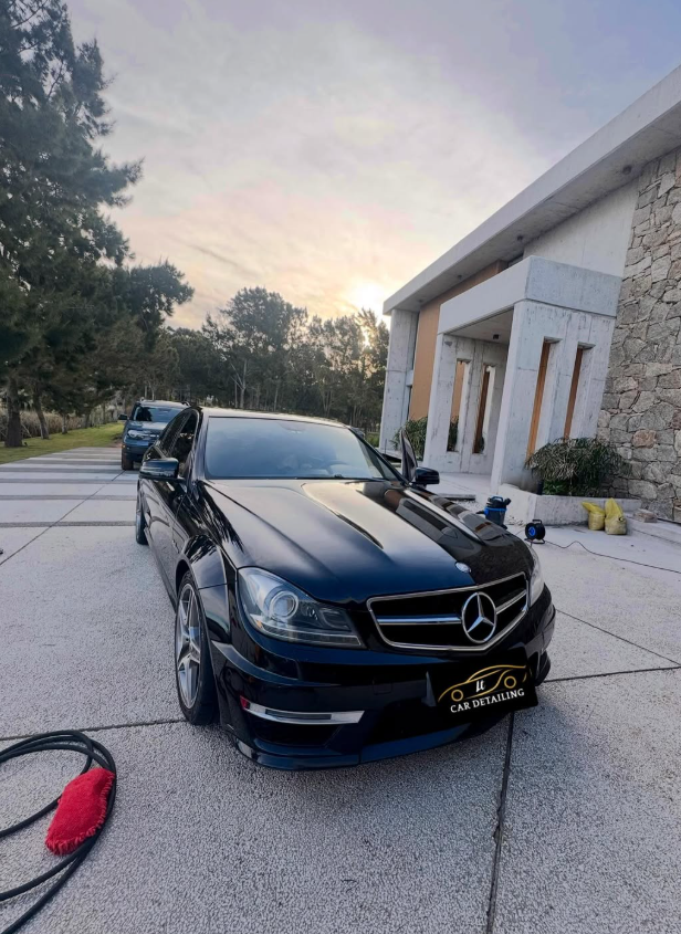 Detalle de lavado premium a domicilio